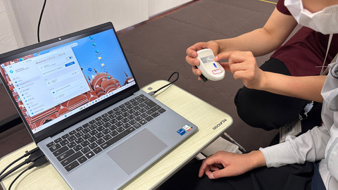 Bluetoothマウスをペアリング中