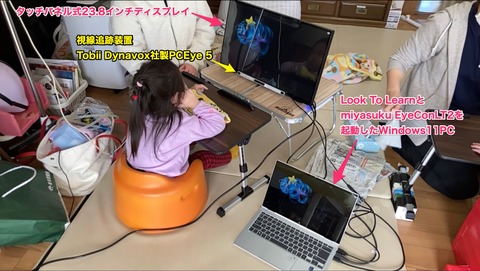 Look To Learnに視線で入力