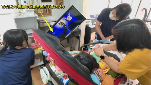 Look To Learnのゴーストハンターに視線入力で遊ぶTAさん