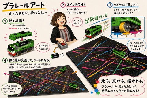 プラレールアート