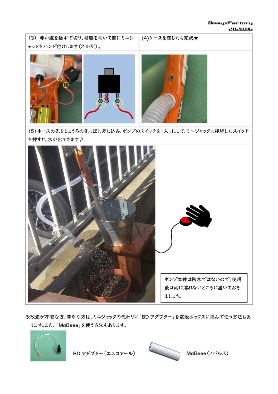 電動ポンプで水やりマシーンを作ろう Sam S E At Lab 電動ポンプで水やりマシーンを作ろう Sam S E At Lab