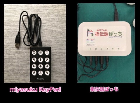 miyasuku KeyPadと指伝話ぽっち