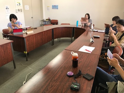 熱心な参加者の皆さん