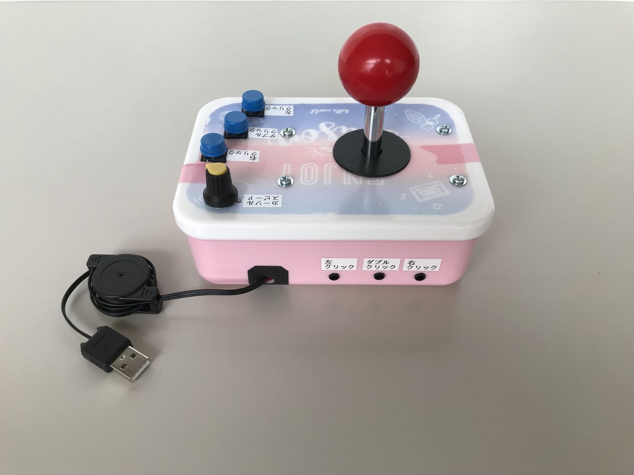 Hatahatamanさんの自作ジョイスティック型マウス Sam S E At Lab