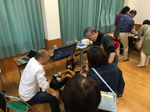 待木さんのブース