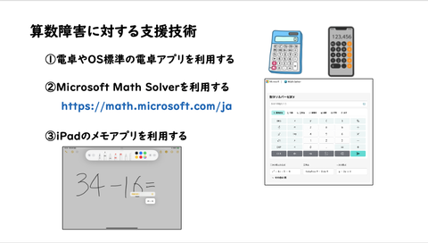 算数障害に対する支援技術
