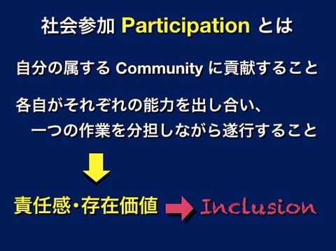 社会参加とは