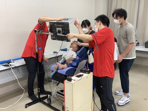 視線入力でmiyasuku Sports