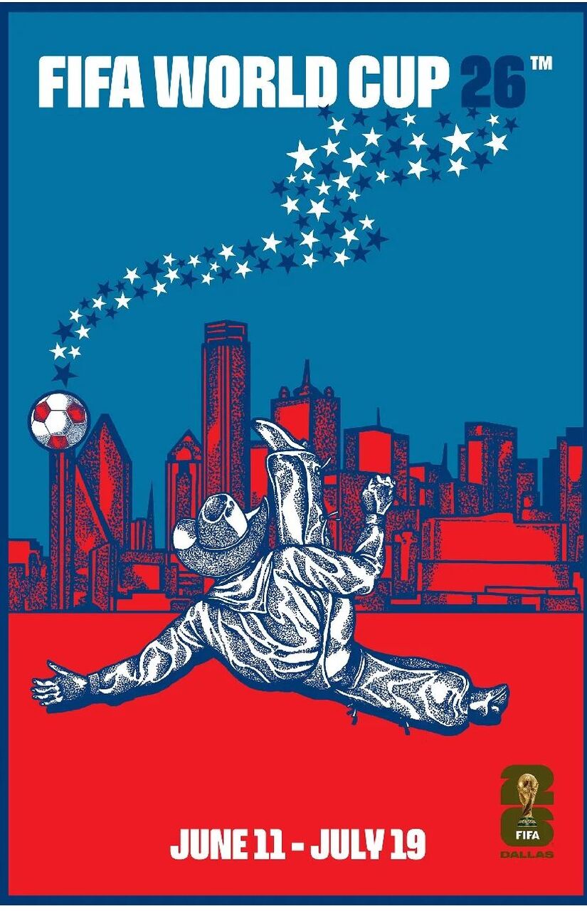 2026 FIFA ワールドカップ 公式グッズのTシャツの色が微妙 : テキサス
