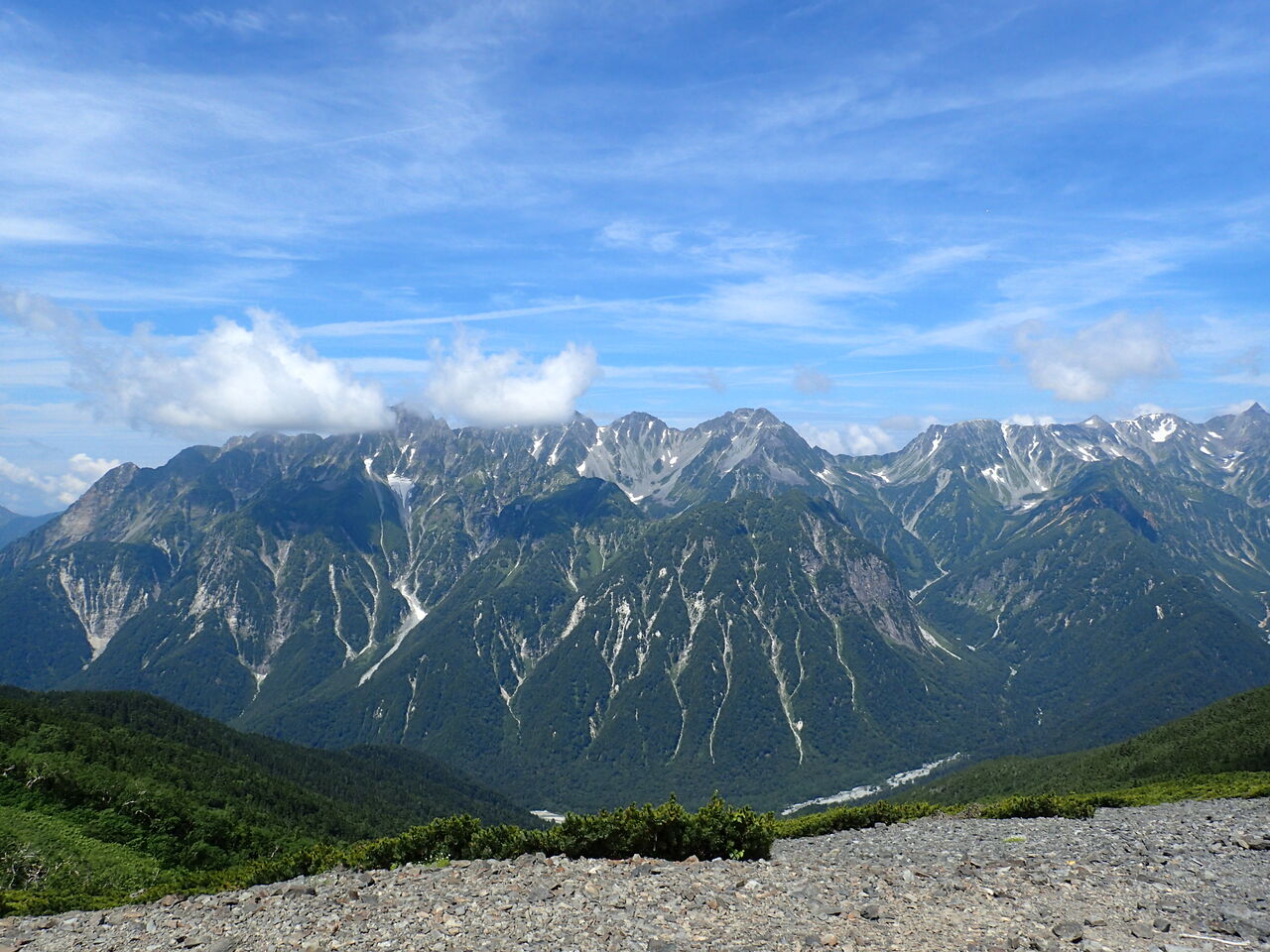 蝶ヶ岳△②日帰りで北アルプスオールスターズを眺める(^^♪ : ぷち登山