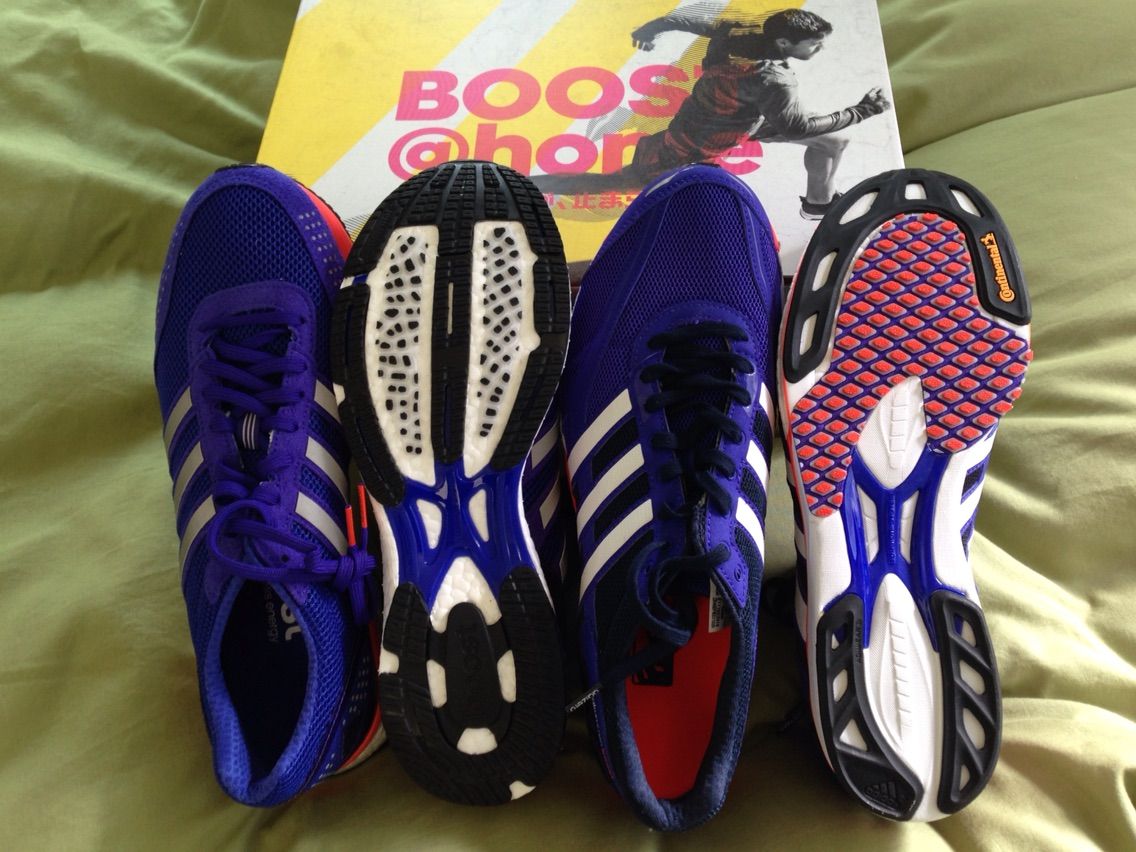 Adizero Takumi Ren Boost と Japan Boost 2 が同時にやってきた 戌夜のランナー