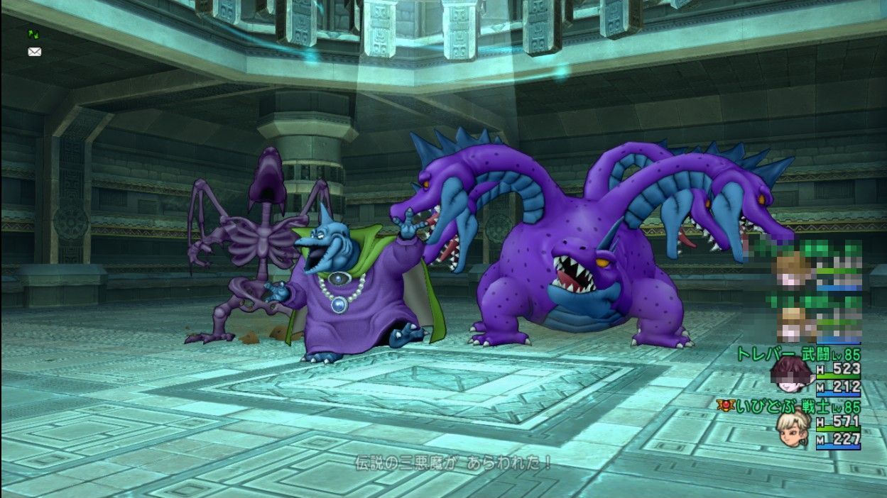 戦士で伝説の三悪魔に挑戦してみましたよー いびどぶろぐ