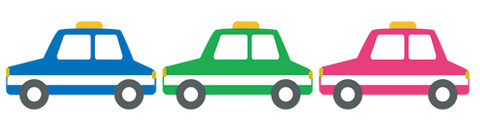 タクシーのイラスト