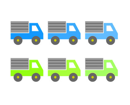 トラックのイラスト