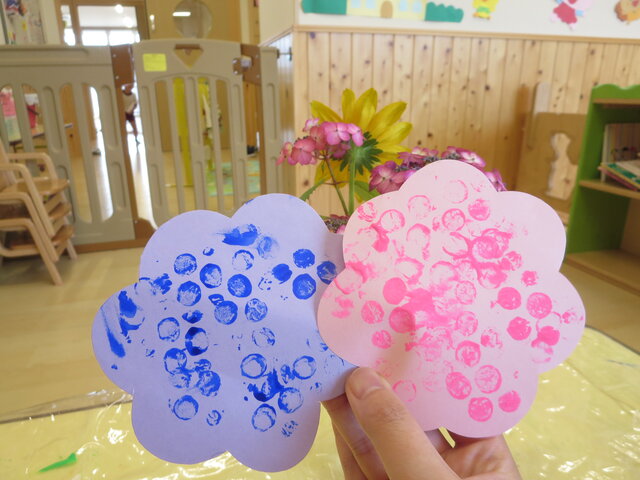 あじさいスタンプ 伊吹幼稚園のブログ