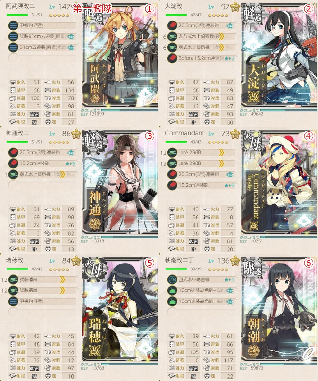 戦果拡張任務 Z作戦 前段作戦 艦これネバギブ Never Give Up