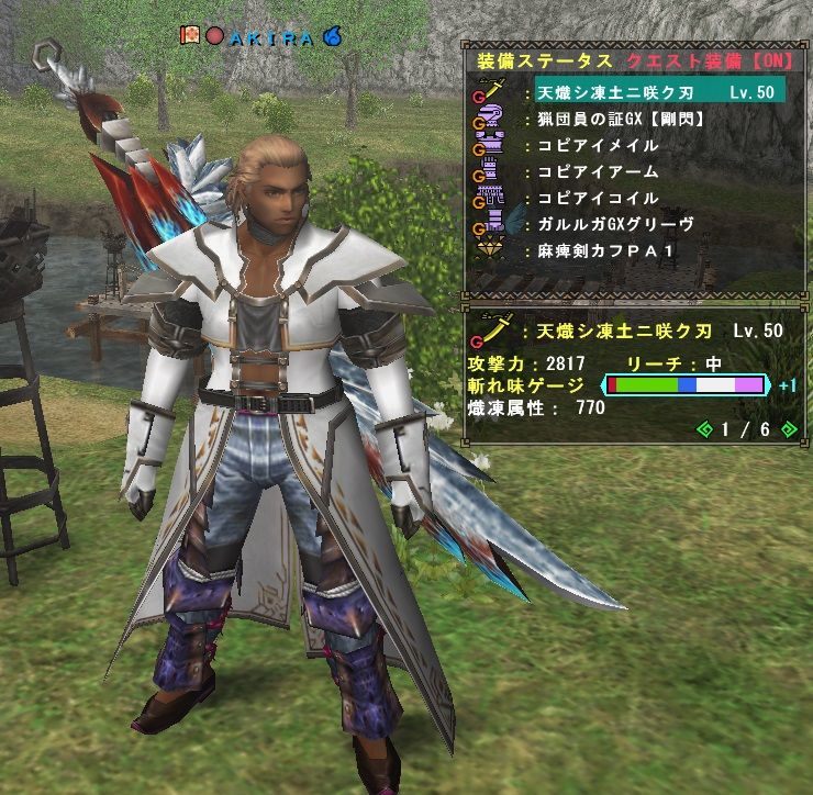 サブで極征をして石集め Mhf Z イブコレ