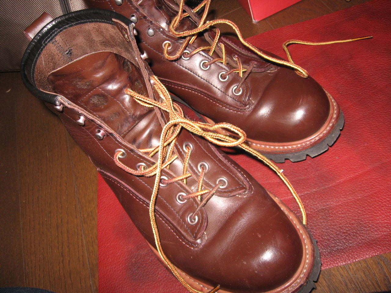 レッドウィング 時にはしっかりした手入れを その1 靴夢道 良いもの永く 靴 鞄 時計 革製品など紳士洋品を中心としたエイジング記録