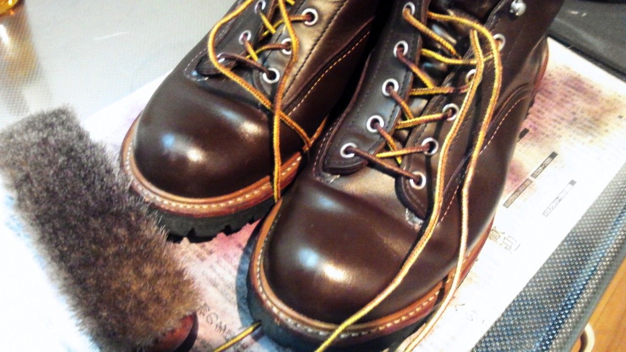 レッドウィング がっちり手入れ 靴夢道 良いもの永く 靴 鞄 時計 革製品など紳士洋品を中心としたエイジング記録