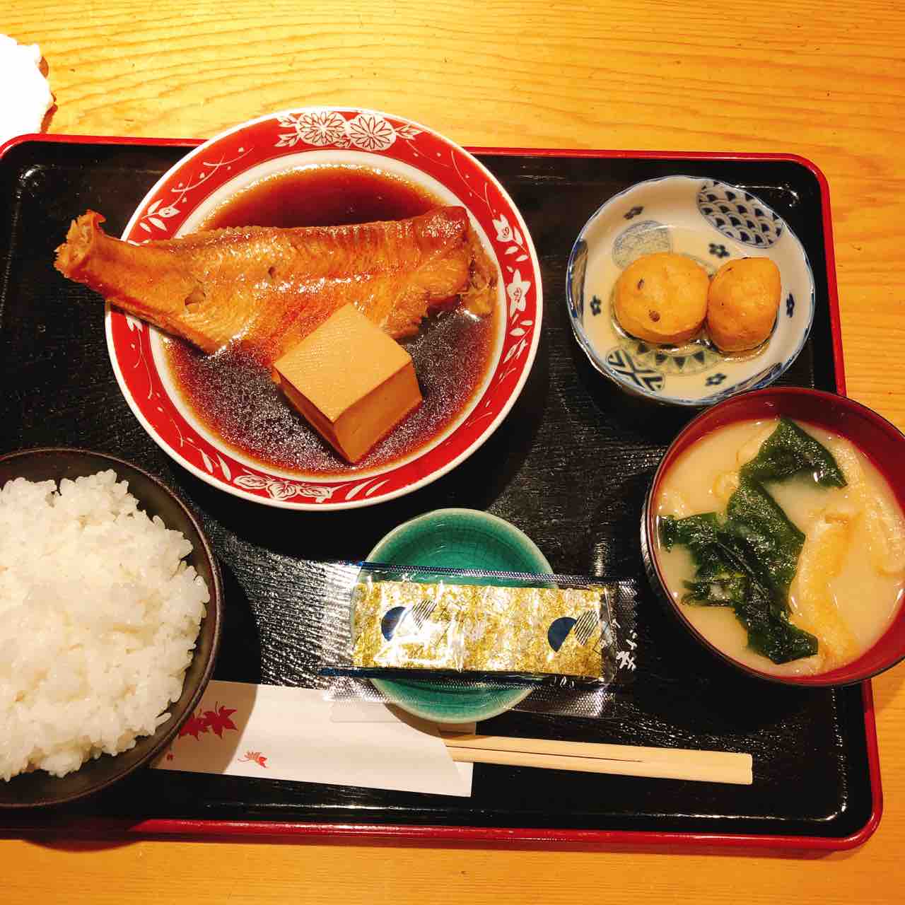 八丁堀 柚 で煮魚定食 おいしいグルメ ランチを食べて幸せ 元気になろう