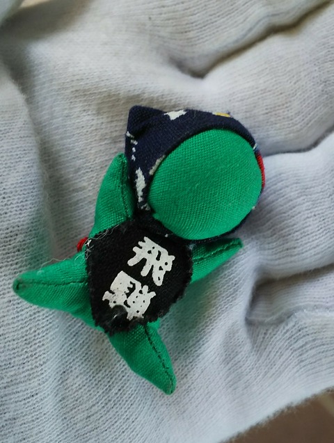 土砂降りの日の市長さんと、サルボボ。