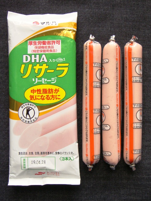 マルハ Dha入り リサーラソーセージ 3本入 食癖