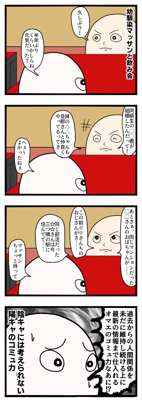 コミュ力お化け野郎