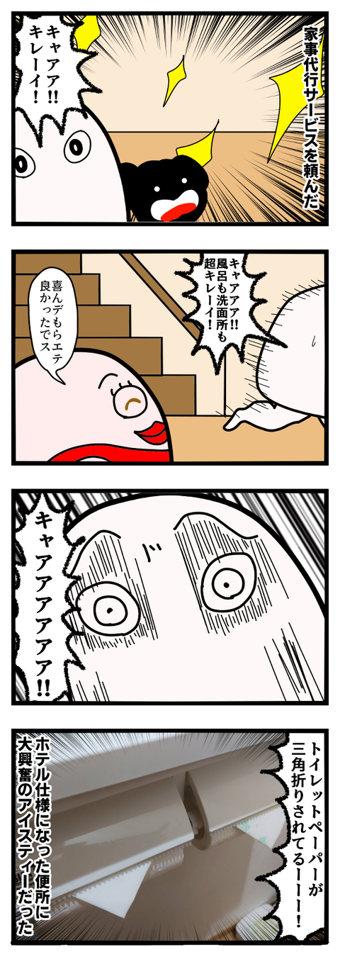 大興奮！綺麗な我が家