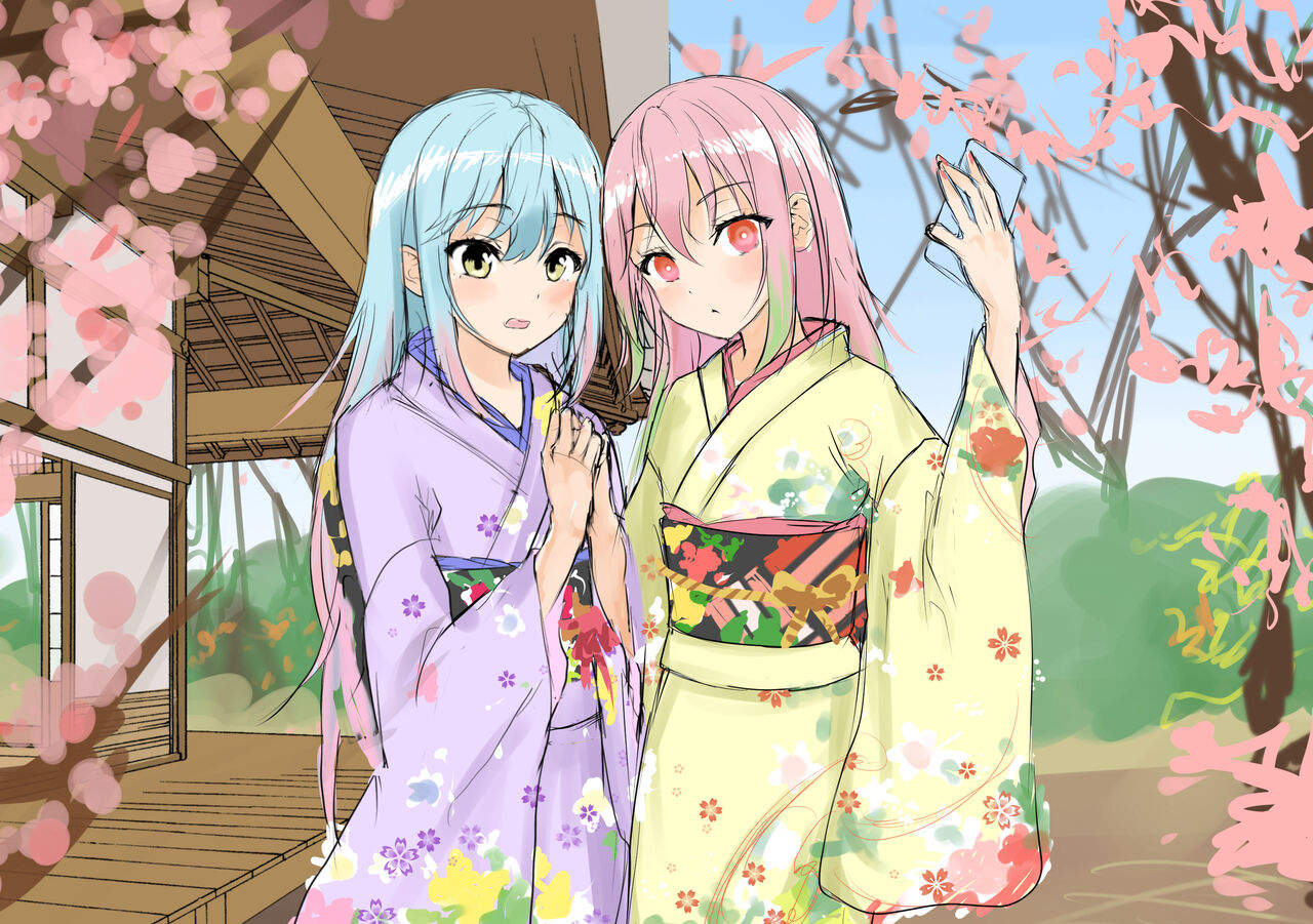 桜リムル様 ラフ画 あいすくりーむ屋