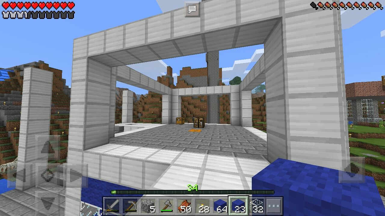 その67 新拠点2階の壁作り たけろぐ Minecraft部