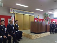 天理市消防庁舎完成竣工式