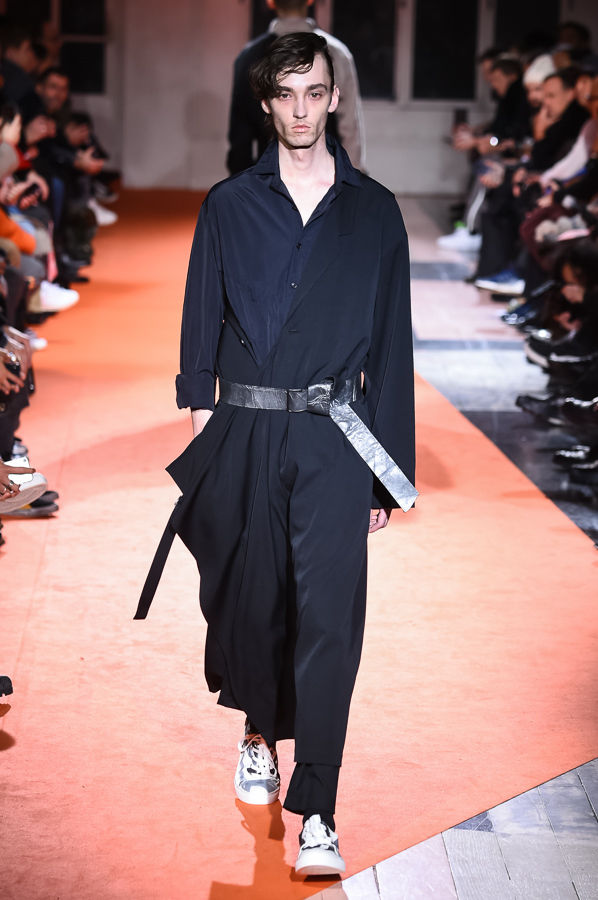 Yohji Yamamoto ヨウジヤマモト 2019aw 休むために働いてんの トップス