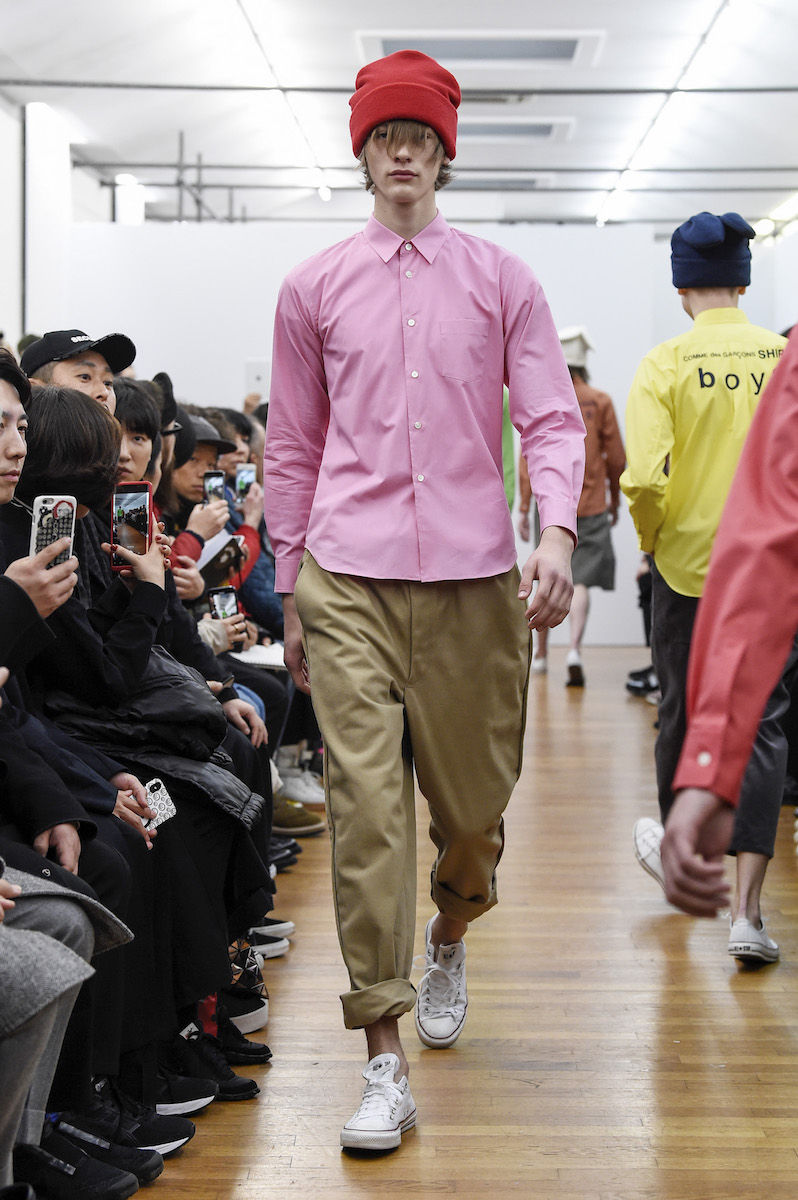 2018-2019AW パリコレクション コム デ ギャルソン・シャツ（COMME DES