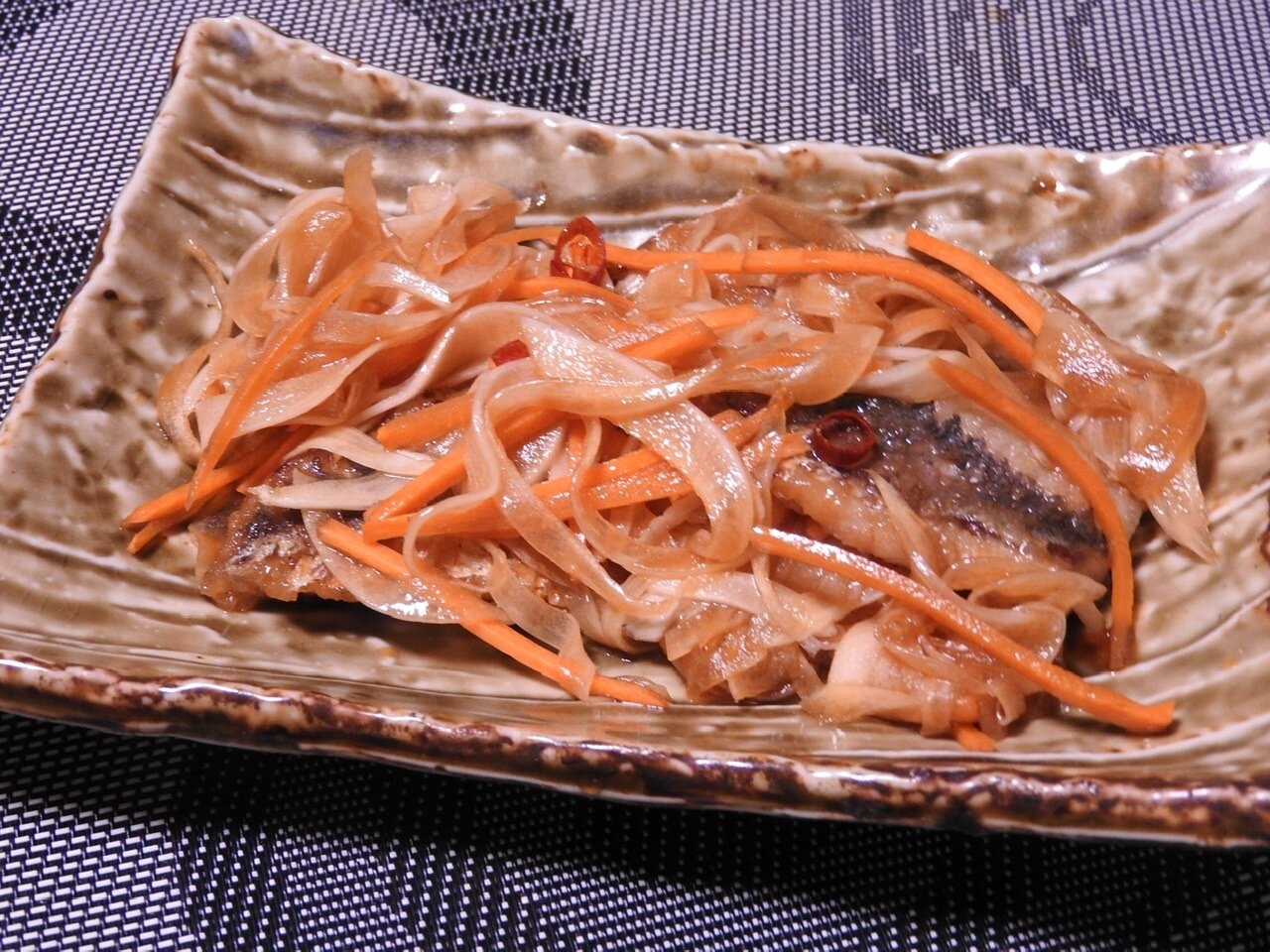一花のうちごはん うちごはん アジ南蛮漬け