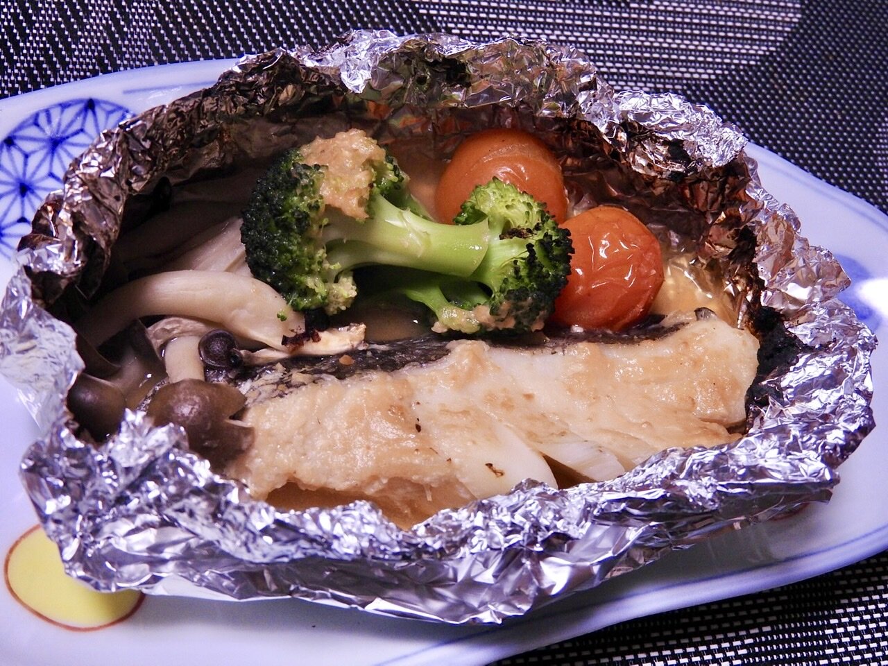一花のうちごはん おうち居酒屋 タラのニンニク味噌ホイル焼き 一花のうちごはん おうち居酒屋 タラのニンニク味噌ホイル焼き