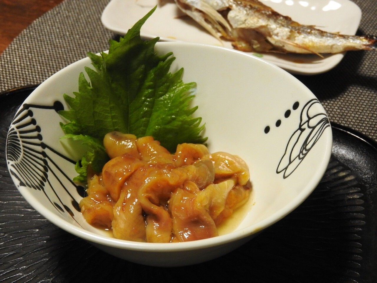 週末手抜きめし イシモチ塩焼きとホヤポン酢 一花のお気楽日記