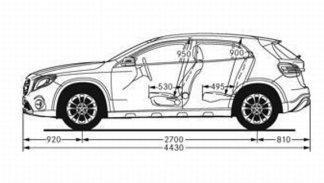 メルセデス ベンツglaがバック駐車での車庫入れに必要な道路幅 バック駐車が苦手から得意になった30代主婦のメモ