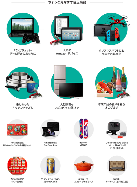 Amazon Cyber Monday サイバーマンデー 2017