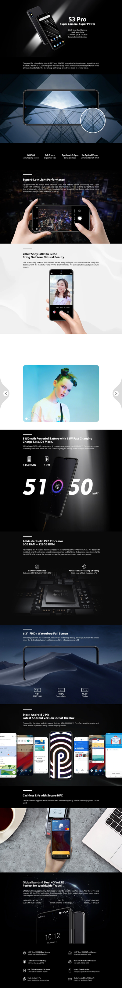 UMIDIGIS3PRO