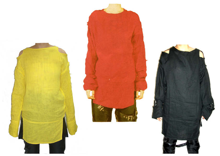 のえるん hide赤ガーゼ コスプレ衣装 hide コスプレ JIMSINN ガーゼシャツ レッド - メルカリ