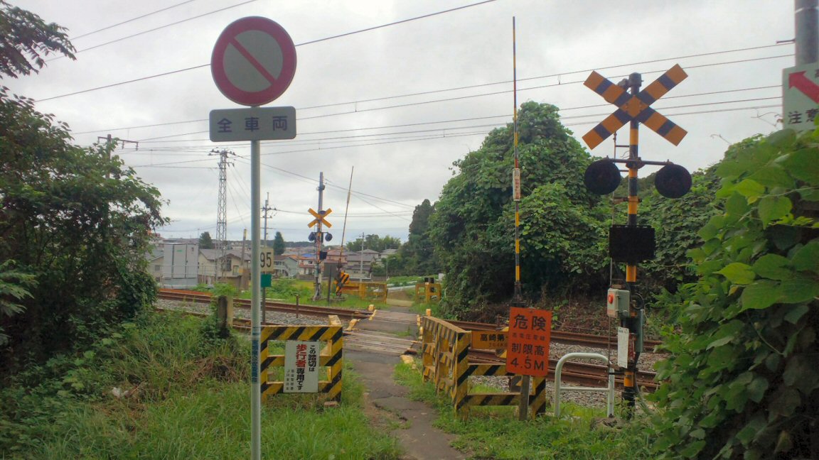 東北本線宮城の踏切94 高崎第1踏切 仮想鉄道塗り絵道場 東北本線宮城の踏切94 高崎第1踏切 仮想鉄道塗り絵道場