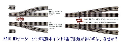 HOゲージ KATO 4番ポイント　多数 What is the performance of KATO electric point No. 4? / HO