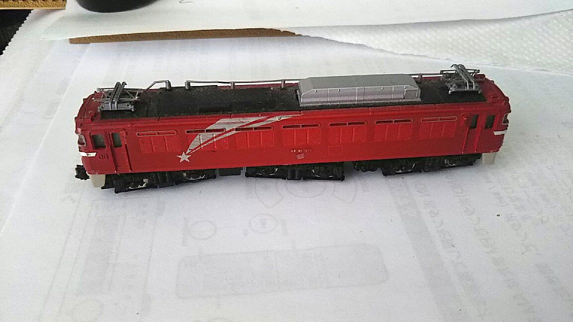 EF81形北斗星色パンタグラフから : 鉄道模型おもちゃ倶楽部