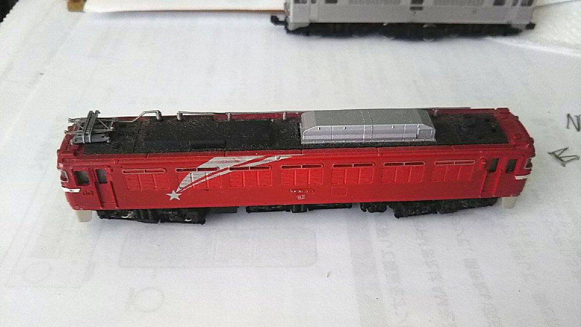 EF81形北斗星色パンタグラフから : 鉄道模型おもちゃ倶楽部