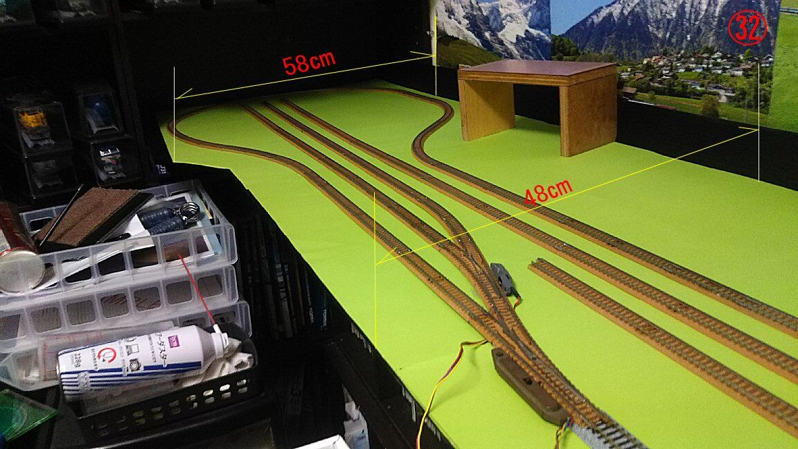 Nゲージレイアウト 新幹線建設工事 in Nゲージ鉄道模型固定レイアウト！N scale model