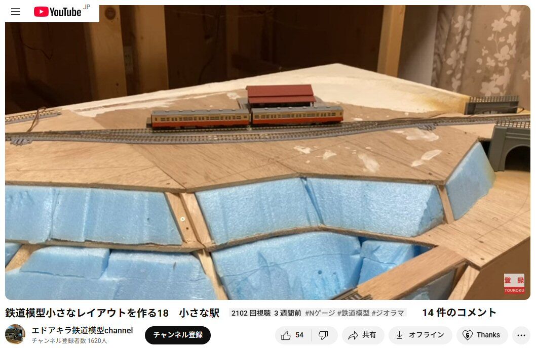 鉄道模型小さなレイアウトを作る18 小さな駅 : 鉄道模型おもちゃ倶楽部