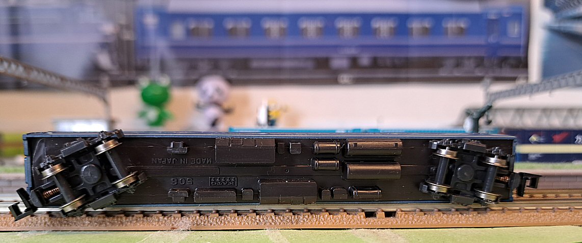 EF58青大将牽引20系寝台客車7編成下り : 鉄道模型おもちゃ倶楽部
