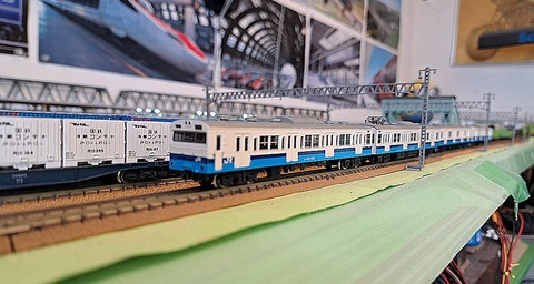 103系仙石線快速旧塗装うみかぜ号自作車両 : 鉄道模型おもちゃ倶楽部
