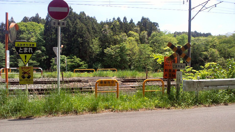 東北本線宮城の踏切130 第4種番屋踏切 仮想鉄道塗り絵道場 東北本線宮城の踏切130 第4種番屋踏切 仮想鉄道塗り絵道場