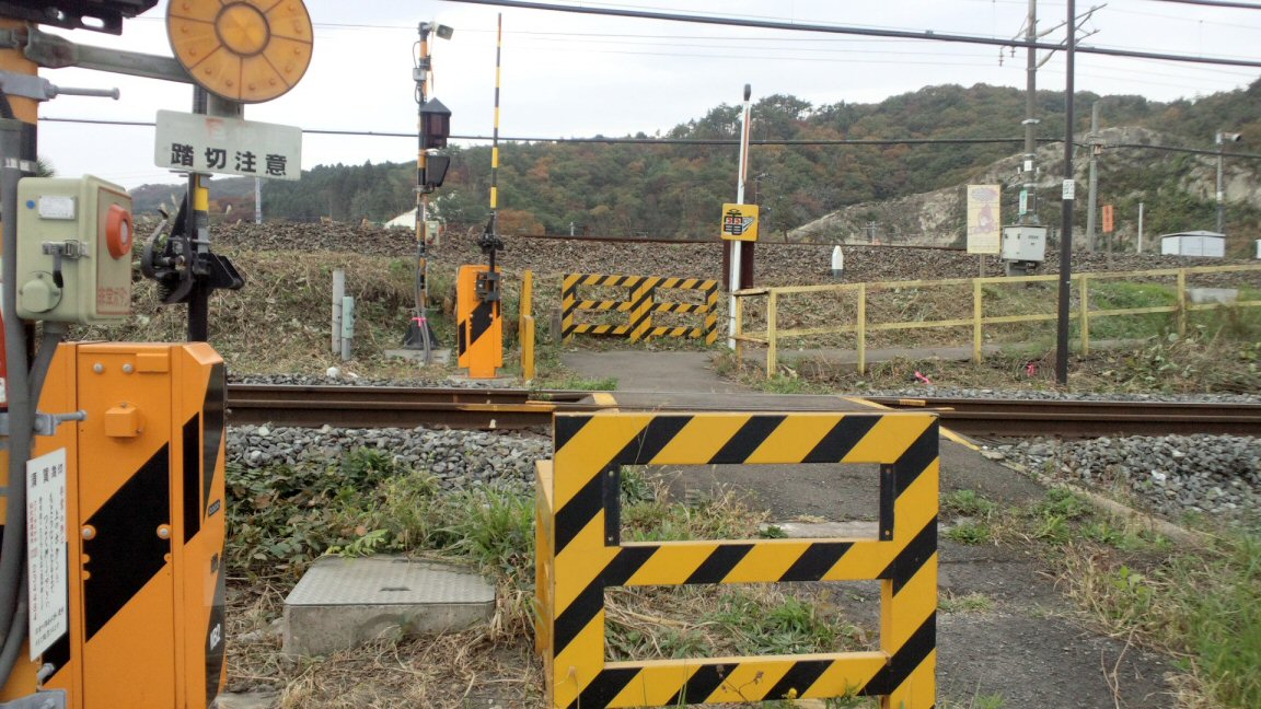 東北本線宮城の踏切97 2 仙石線須賀踏切 仮想鉄道塗り絵道場 東北本線宮城の踏切97 2 仙石線須賀踏切 仮想鉄道塗り絵道場